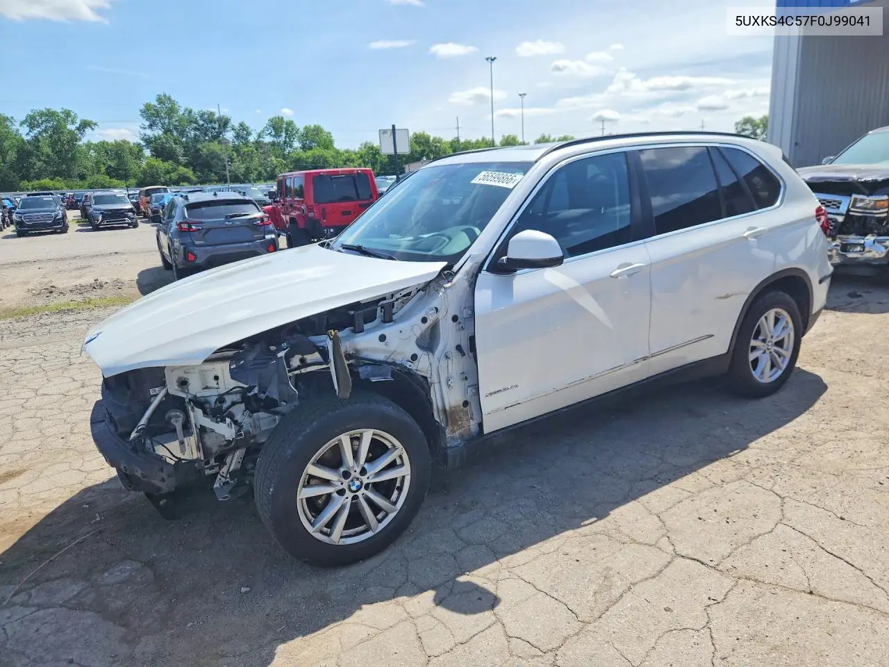 2015 BMW X5 xDrive35D VIN: 5UXKS4C57F0J99041 Lot: 56599866