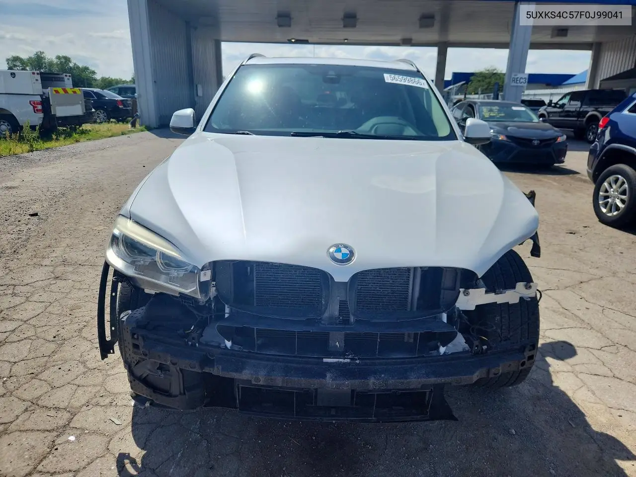 2015 BMW X5 xDrive35D VIN: 5UXKS4C57F0J99041 Lot: 56599866
