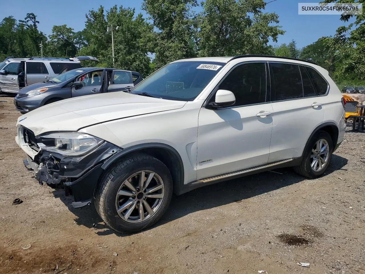 2015 BMW X5 xDrive35I VIN: 5UXKR0C54F0K66795 Lot: 58846976