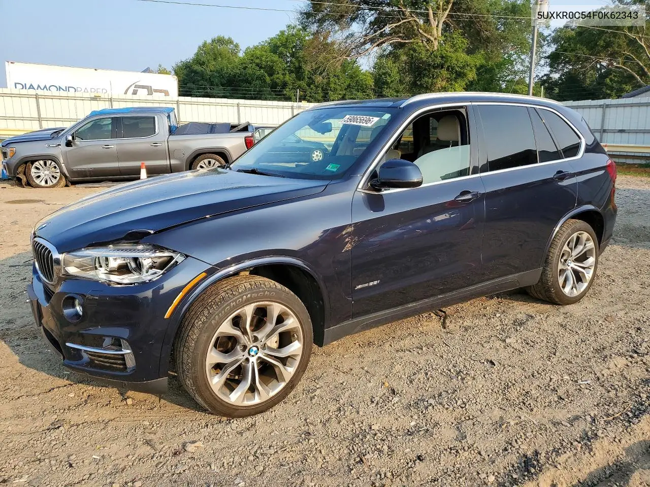 2015 BMW X5 xDrive35I VIN: 5UXKR0C54F0K62343 Lot: 59865696