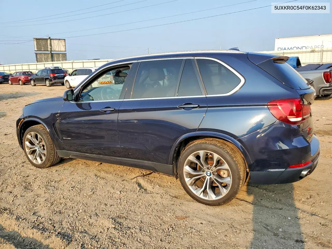 2015 BMW X5 xDrive35I VIN: 5UXKR0C54F0K62343 Lot: 59865696