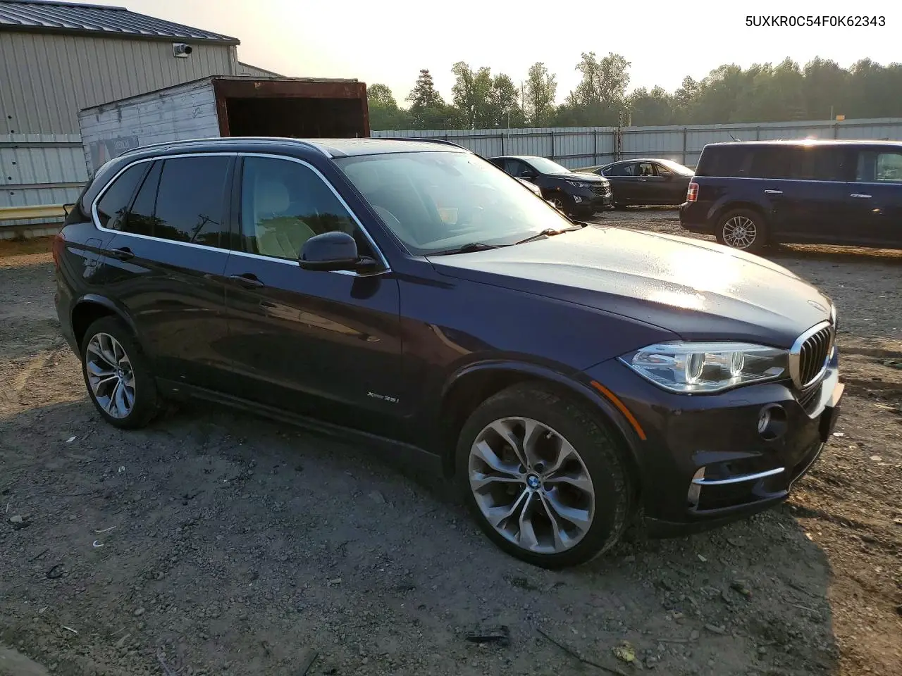 2015 BMW X5 xDrive35I VIN: 5UXKR0C54F0K62343 Lot: 59865696