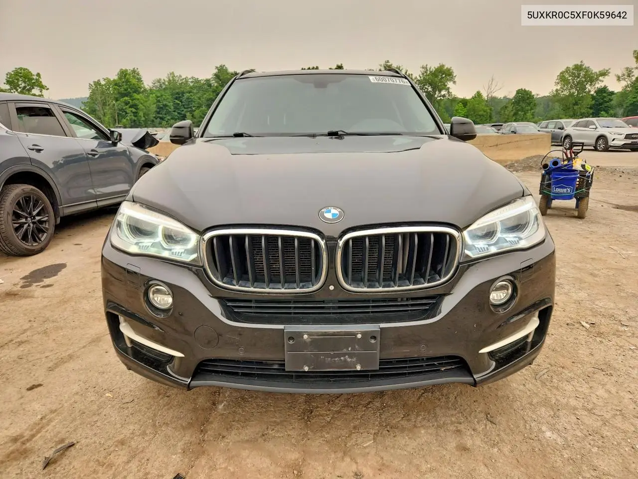 2015 BMW X5 xDrive35I VIN: 5UXKR0C5XF0K59642 Lot: 60070776