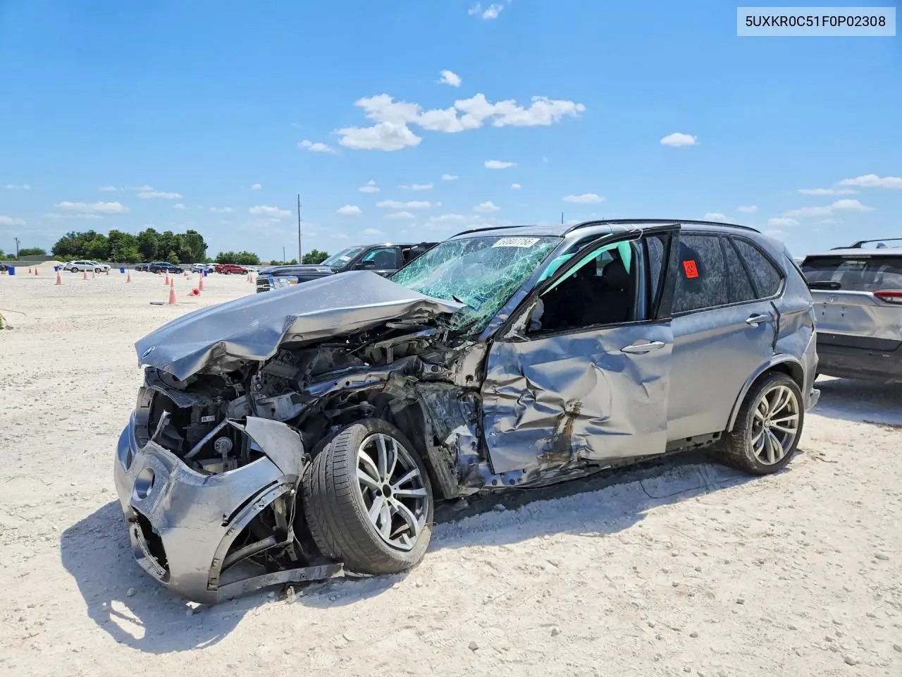 2015 BMW X5 xDrive35I VIN: 5UXKR0C51F0P02308 Lot: 60607756