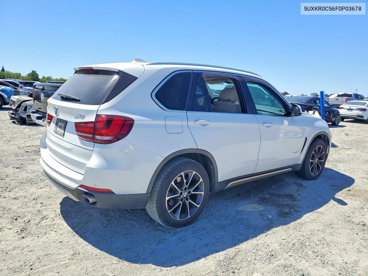 2015 BMW X5 xDrive35I VIN: 5UXKR0C56F0P03678 Lot: 61328406