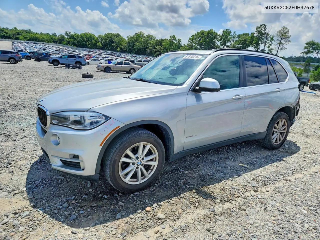 2015 BMW X5 Sdrive35I VIN: 5UXKR2C52F0H37678 Lot: 61340216