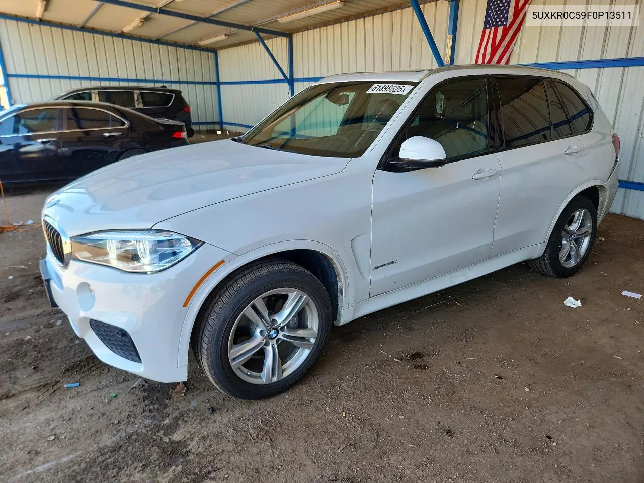 2015 BMW X5 xDrive35I VIN: 5UXKR0C59F0P13511 Lot: 61898626