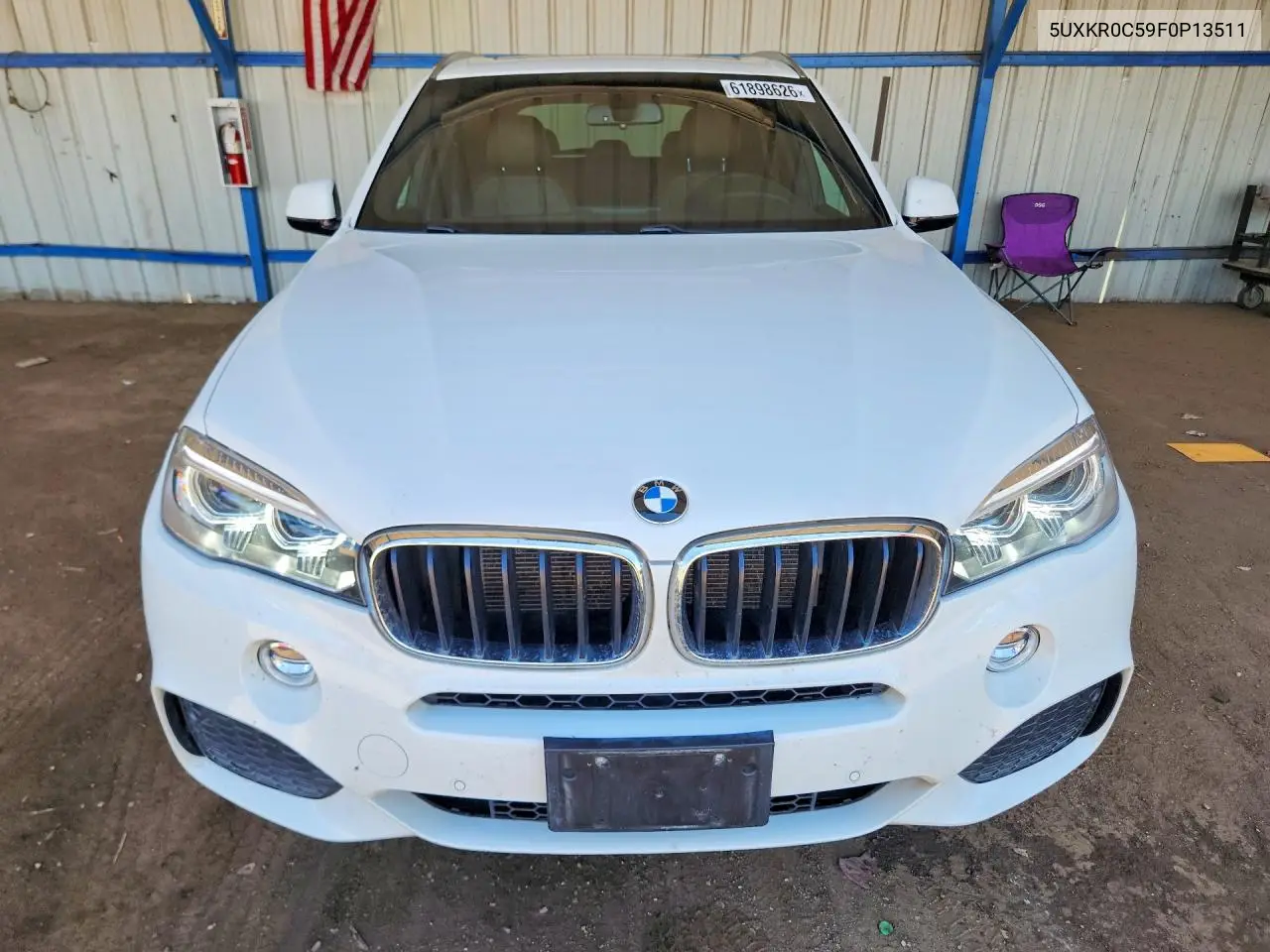 2015 BMW X5 xDrive35I VIN: 5UXKR0C59F0P13511 Lot: 61898626