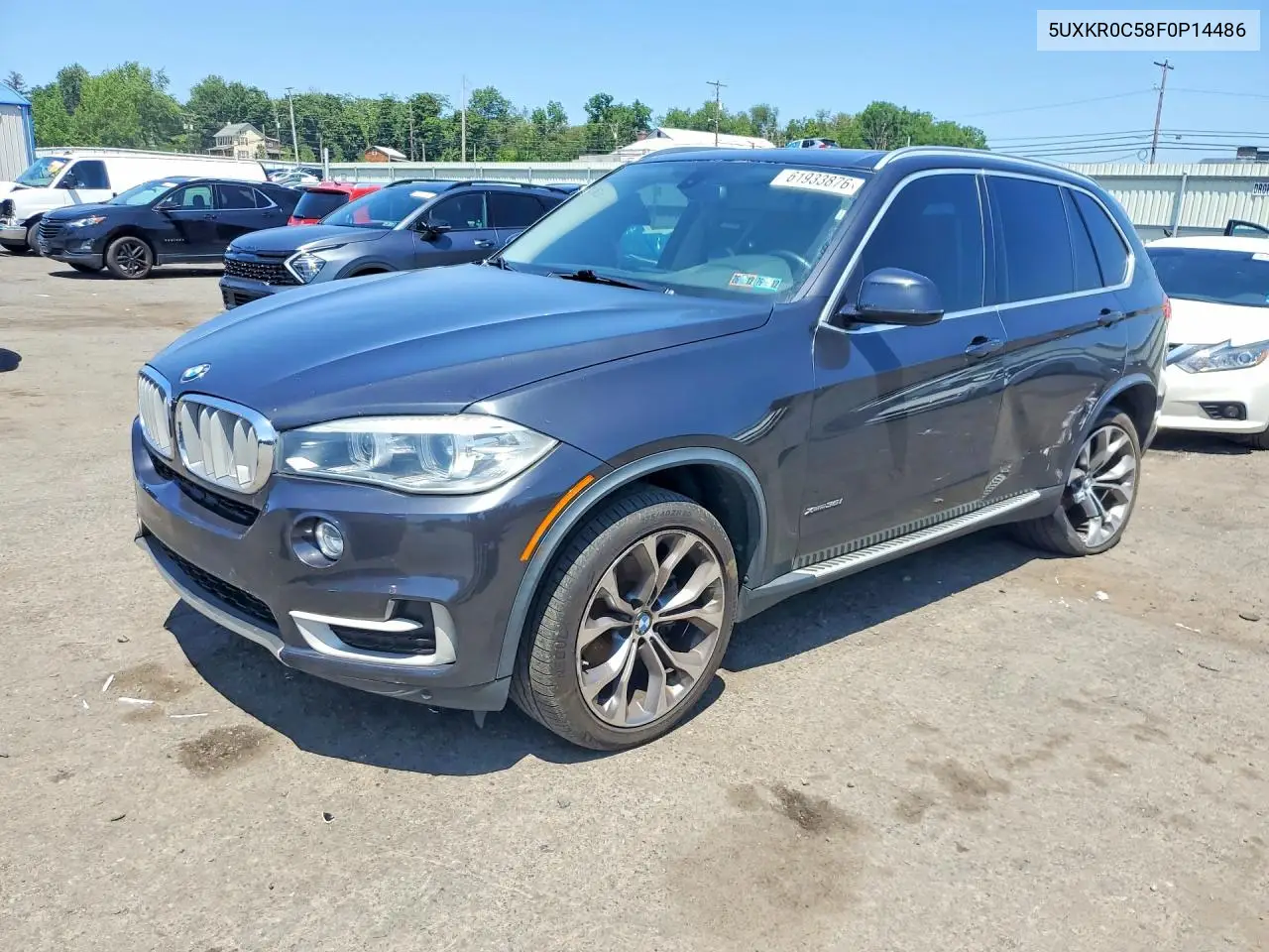 2015 BMW X5 xDrive35I VIN: 5UXKR0C58F0P14486 Lot: 61933876