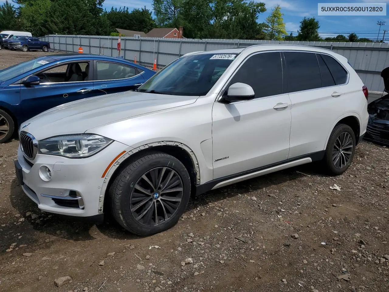 2016 BMW X5 xDrive35I VIN: 5UXKR0C55G0U12820 Lot: 57732576