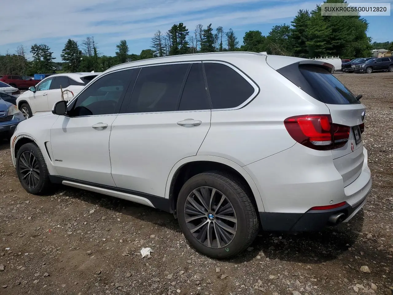 2016 BMW X5 xDrive35I VIN: 5UXKR0C55G0U12820 Lot: 57732576