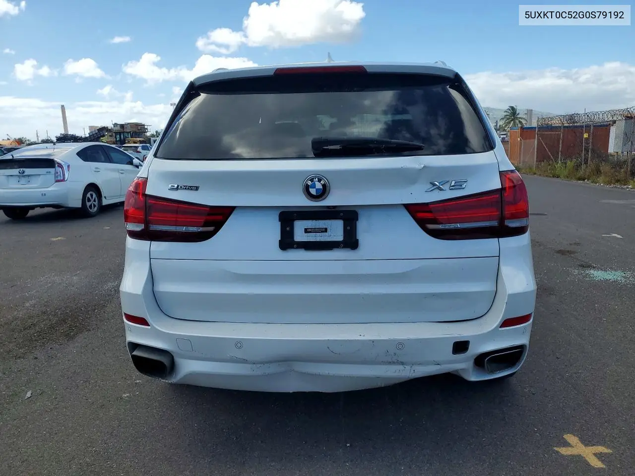 2016 BMW X5 Xdr40E VIN: 5UXKT0C52G0S79192 Lot: 60089556