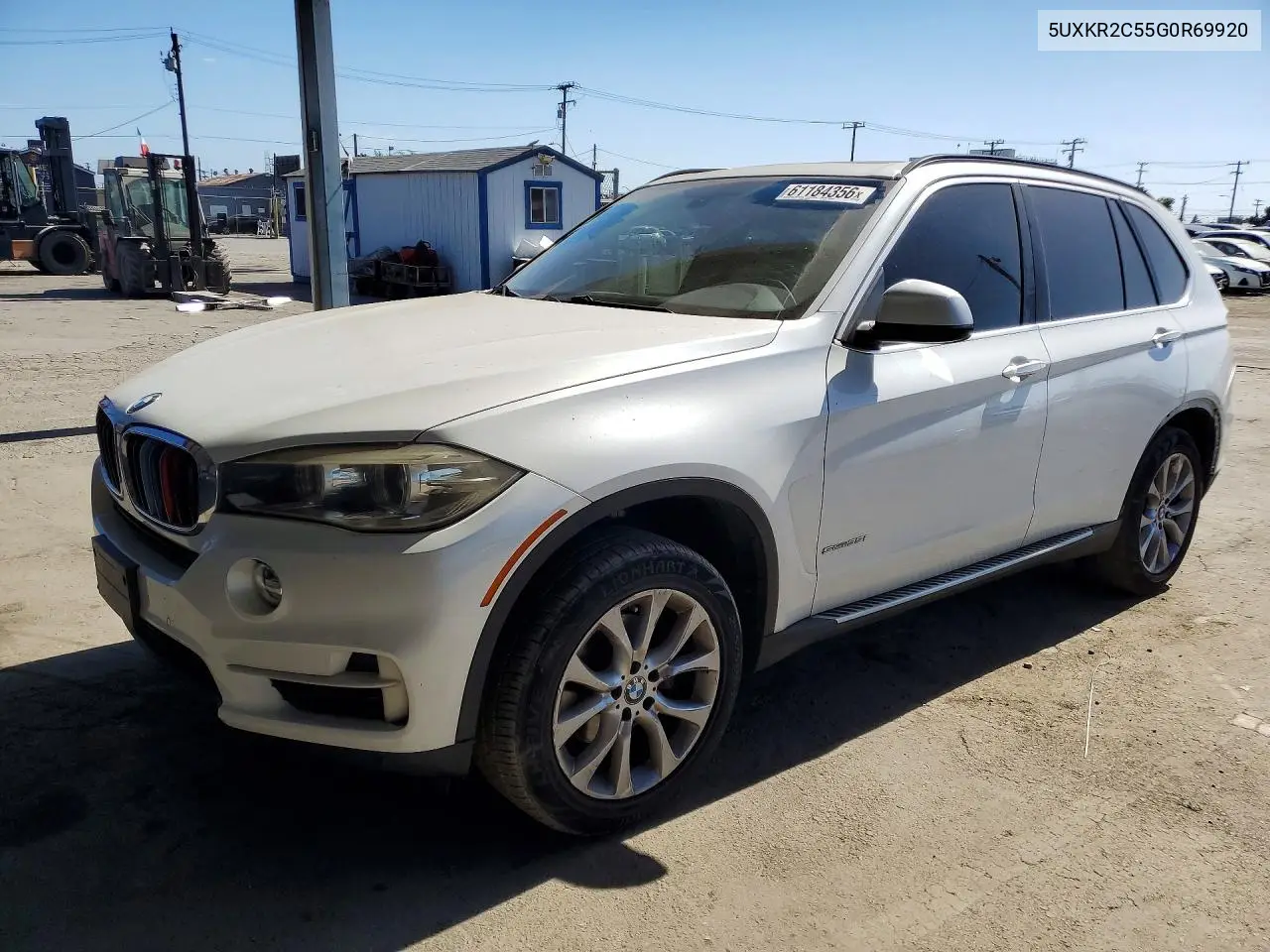 2016 BMW X5 Sdrive35I VIN: 5UXKR2C55G0R69920 Lot: 61184356
