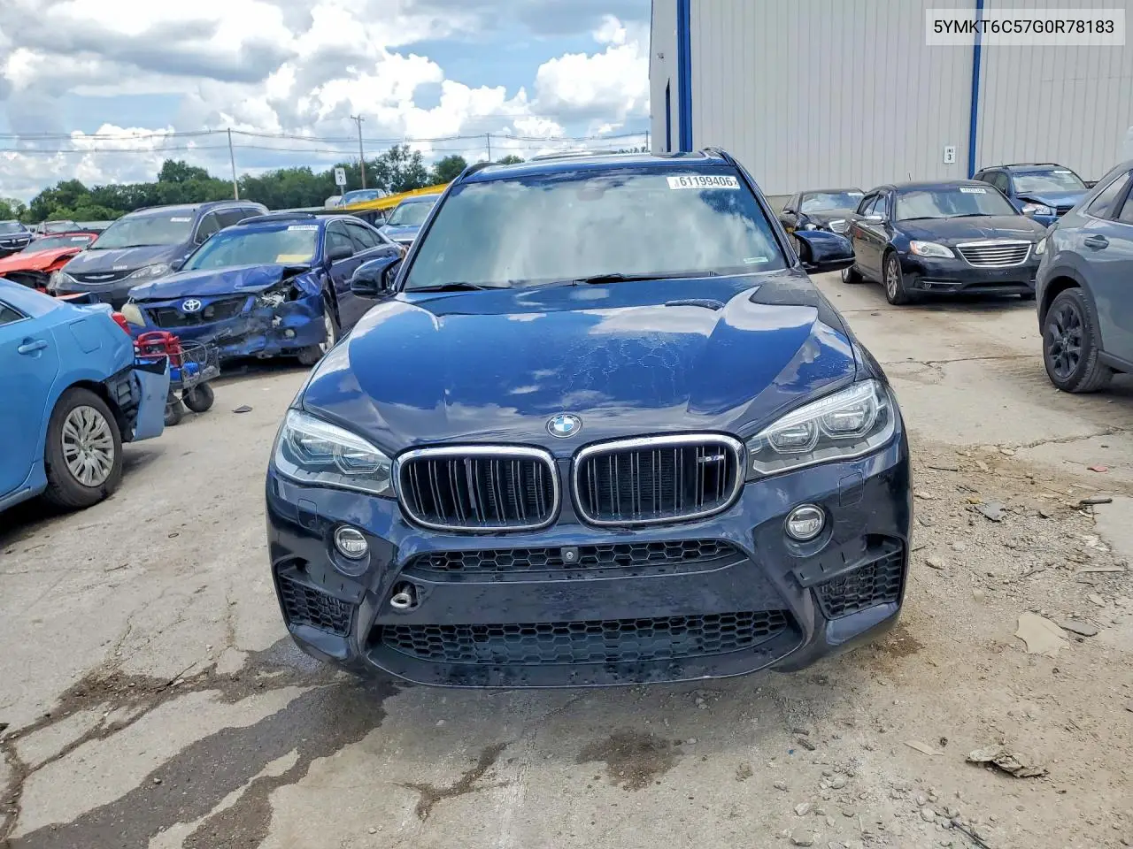 2016 BMW X5 M VIN: 5YMKT6C57G0R78183 Lot: 61199406