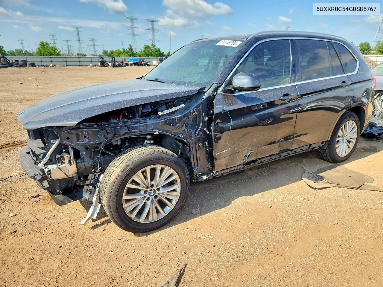 2016 BMW X5 xDrive35I VIN: 5UXKR0C54G0S85767 Lot: 61748086