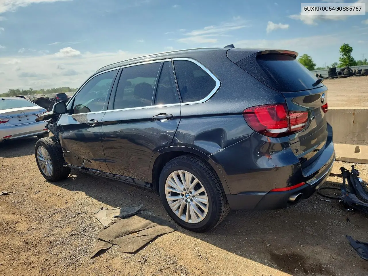 2016 BMW X5 xDrive35I VIN: 5UXKR0C54G0S85767 Lot: 61748086
