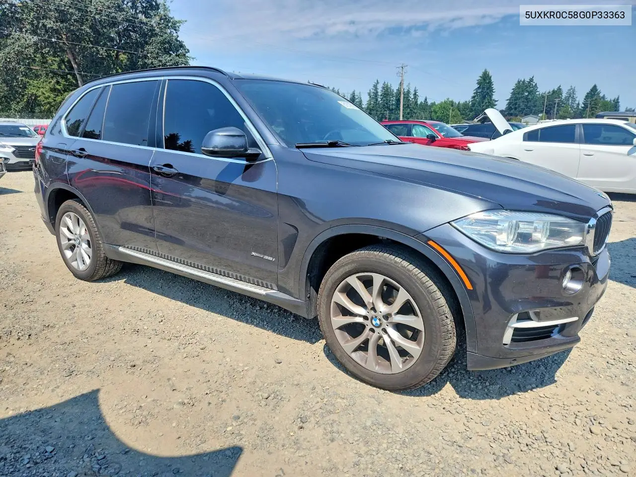 2016 BMW X5 xDrive35I VIN: 5UXKR0C58G0P33363 Lot: 61879986