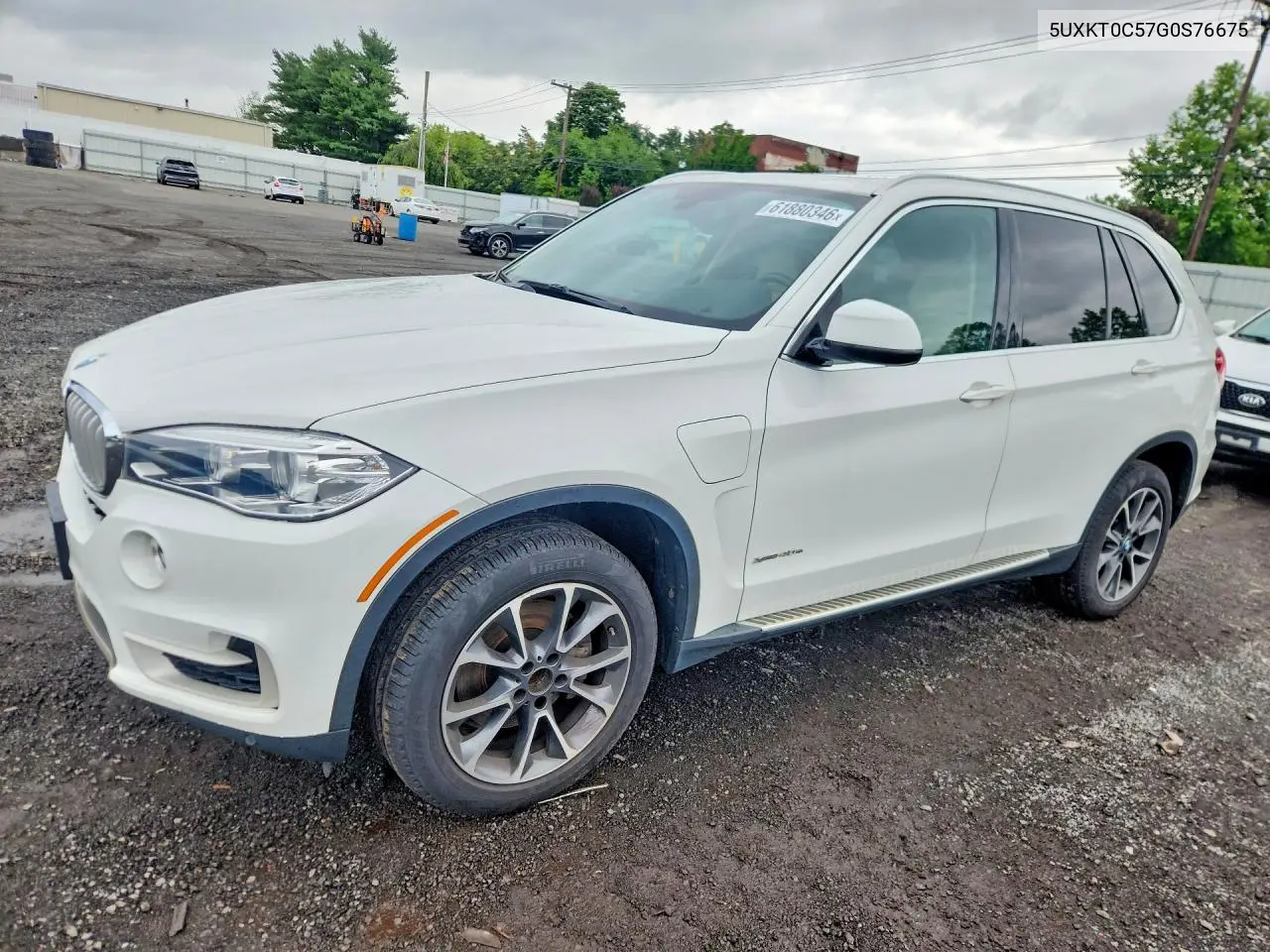 2016 BMW X5 Xdr40E VIN: 5UXKT0C57G0S76675 Lot: 61880346