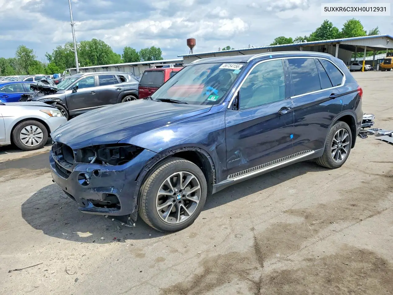 2017 BMW X5 xDrive50I VIN: 5UXKR6C3XH0U12931 Lot: 56754156