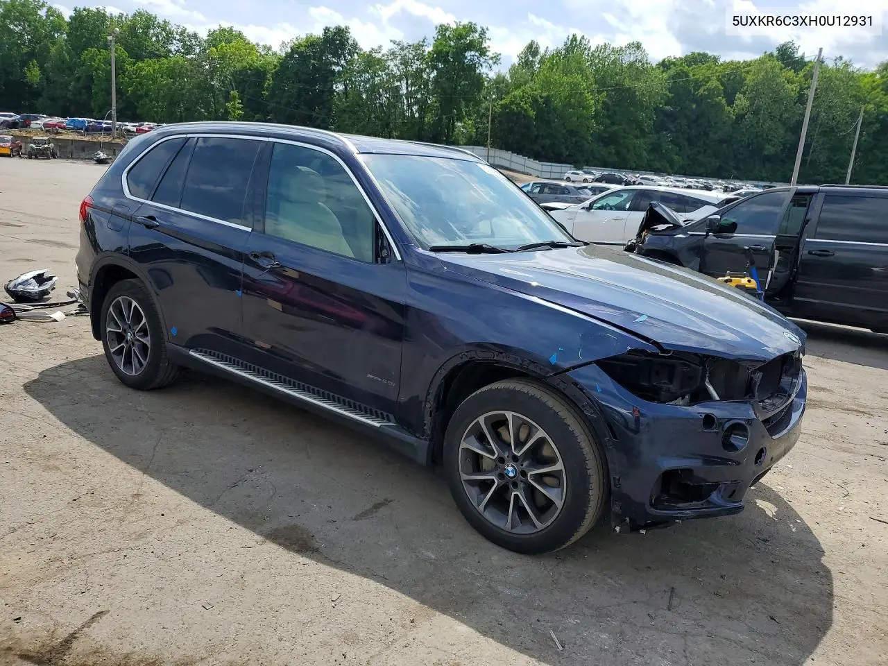 2017 BMW X5 xDrive50I VIN: 5UXKR6C3XH0U12931 Lot: 56754156