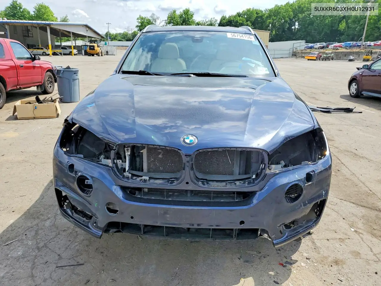 2017 BMW X5 xDrive50I VIN: 5UXKR6C3XH0U12931 Lot: 56754156