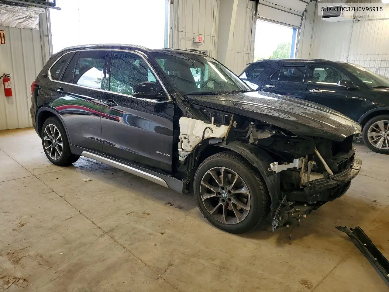 2017 BMW X5 Xdr40E VIN: 5UXKT0C37H0V95915 Lot: 56948696