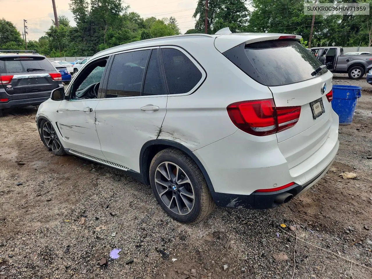 2017 BMW X5 xDrive35I VIN: 5UXKR0C36H0V71359 Lot: 60944166