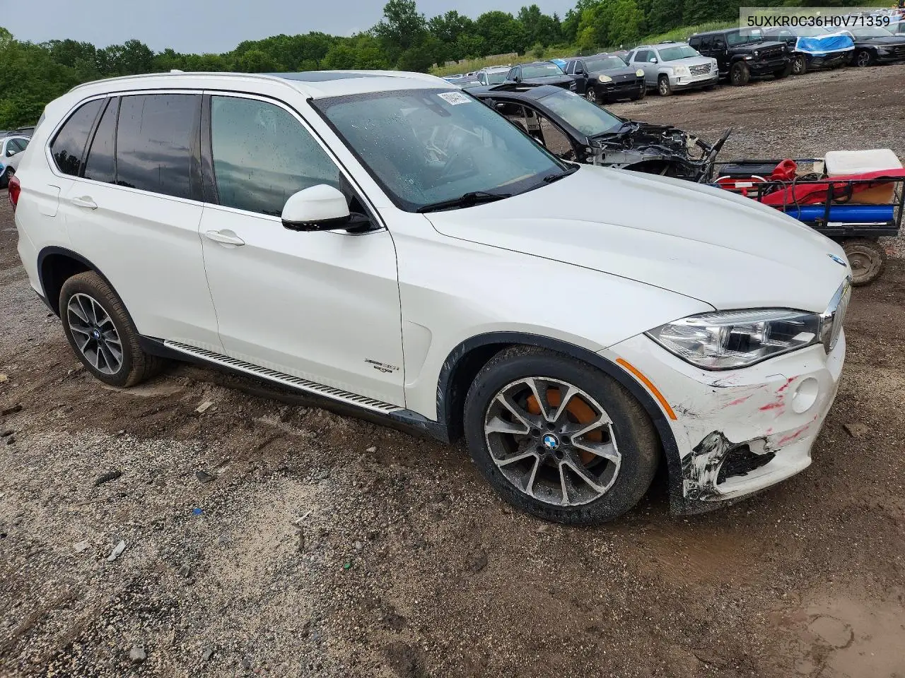 2017 BMW X5 xDrive35I VIN: 5UXKR0C36H0V71359 Lot: 60944166