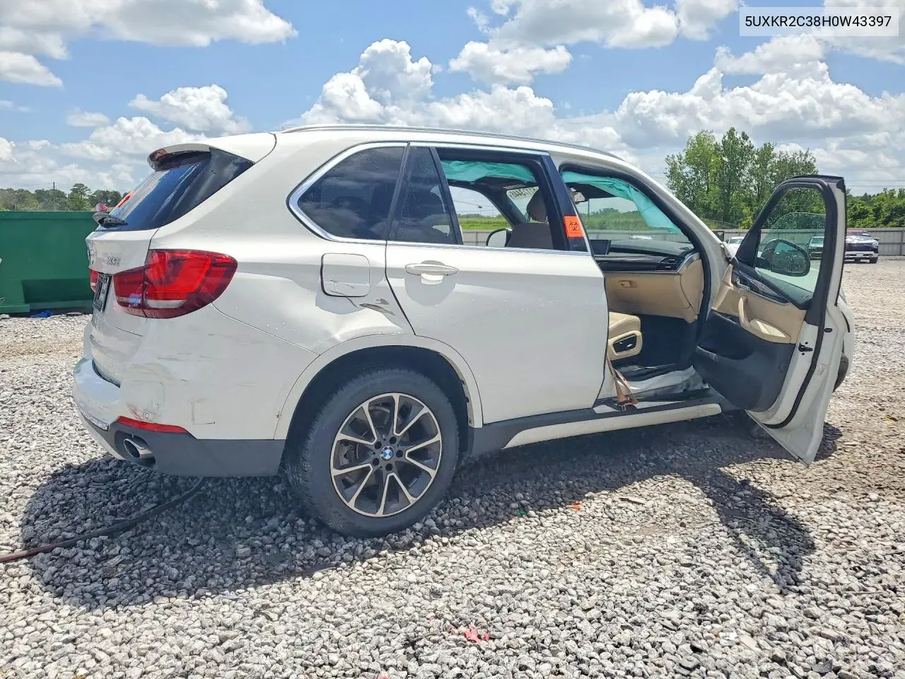 2017 BMW X5 Sdrive35I VIN: 5UXKR2C38H0W43397 Lot: 61173446