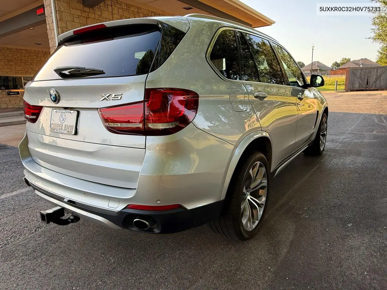 2017 BMW X5 xDrive35I VIN: 5UXKR0C32H0V75733 Lot: 62354486