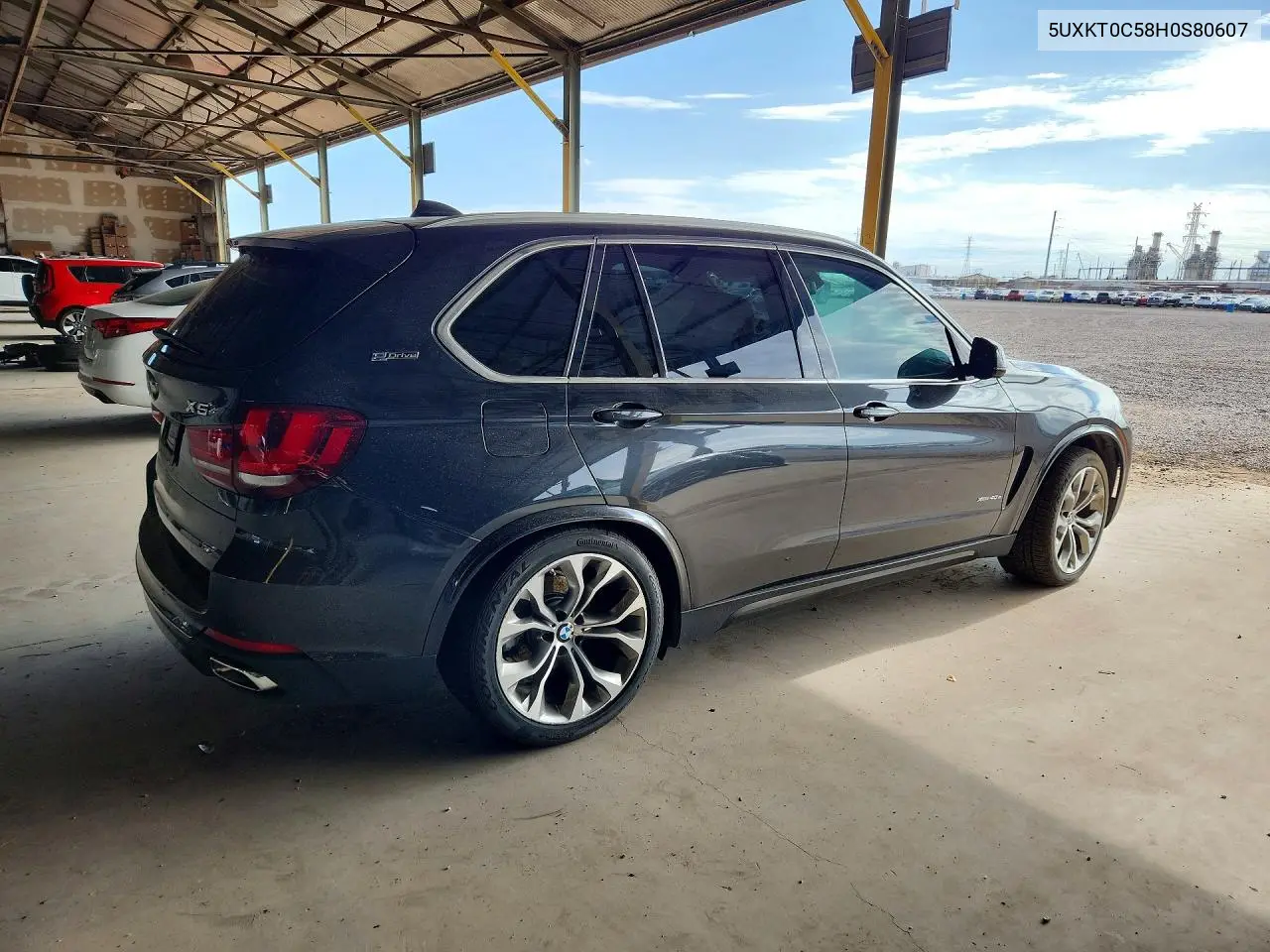 2017 BMW X5 Xdr40E VIN: 5UXKT0C58H0S80607 Lot: 62360216