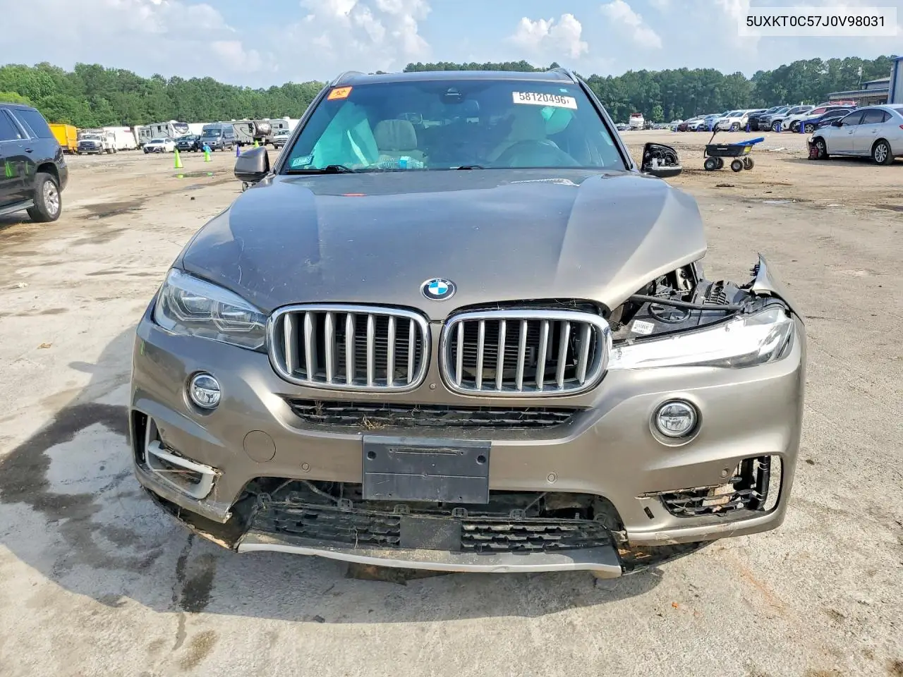 2018 BMW X5 Xdr40E VIN: 5UXKT0C57J0V98031 Lot: 58120496