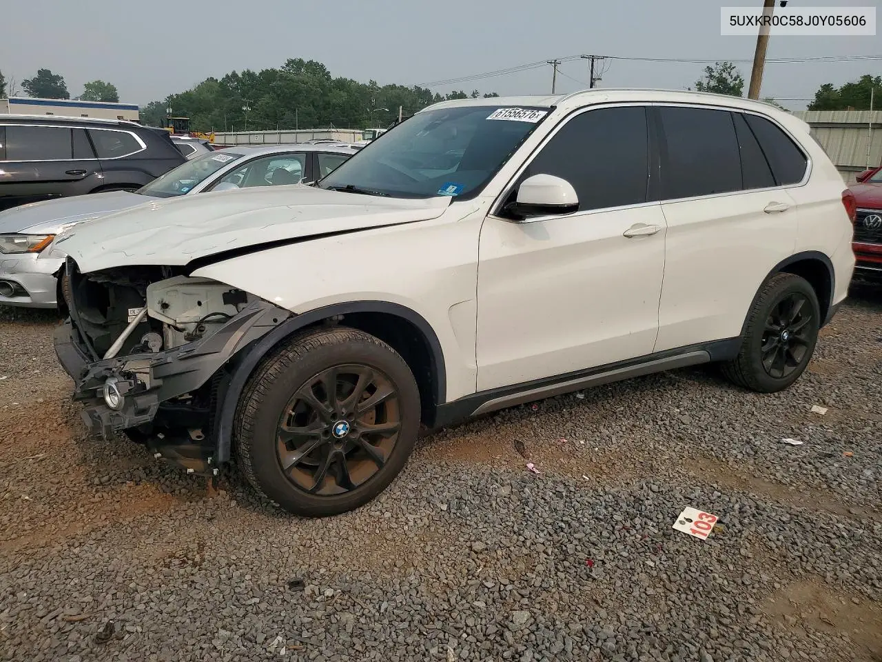 2018 BMW X5 xDrive35I VIN: 5UXKR0C58J0Y05606 Lot: 61556576