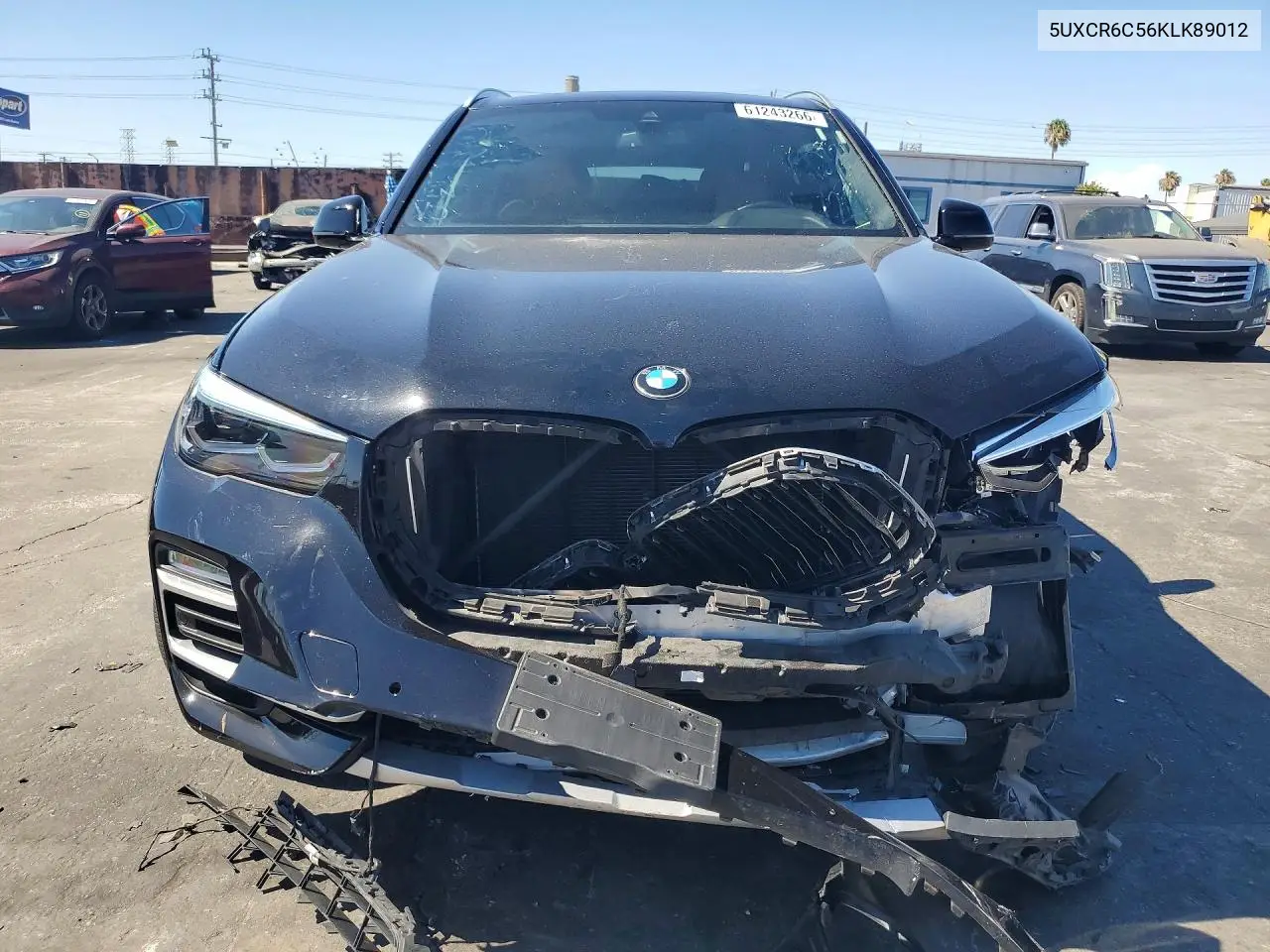 2019 BMW X5 xDrive40I VIN: 5UXCR6C56KLK89012 Lot: 61243266