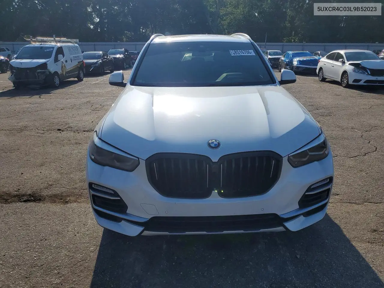 2020 BMW X5 Sdrive 40I VIN: 5UXCR4C03L9B52023 Lot: 58516706