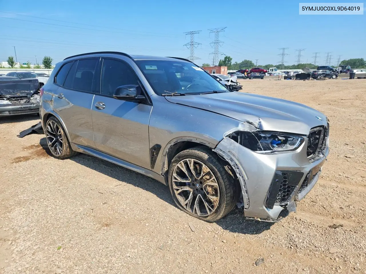 2020 BMW X5 M VIN: 5YMJU0C0XL9D64019 Lot: 60691106
