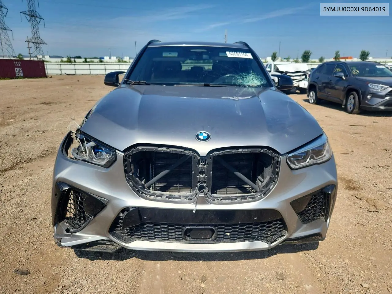2020 BMW X5 M VIN: 5YMJU0C0XL9D64019 Lot: 60691106