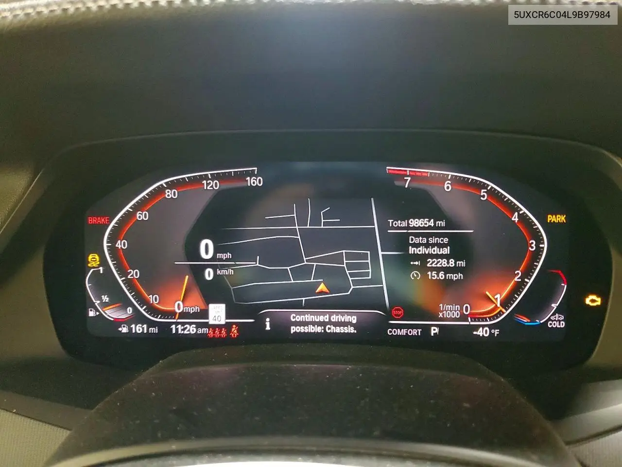 2020 BMW X5 xDrive40I VIN: 5UXCR6C04L9B97984 Lot: 60955206