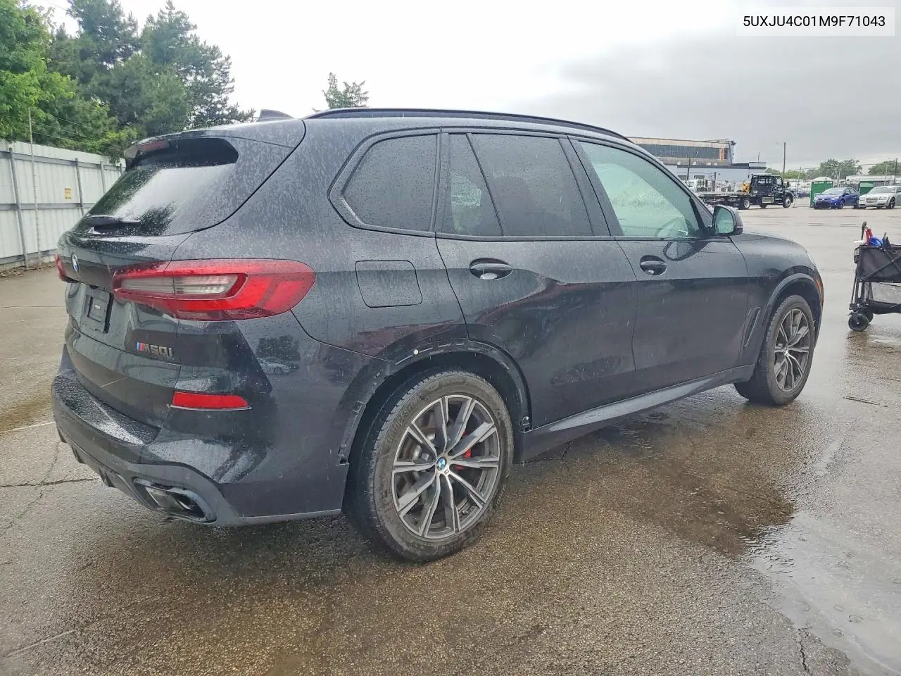 2021 BMW X5 M50I VIN: 5UXJU4C01M9F71043 Lot: 54621086