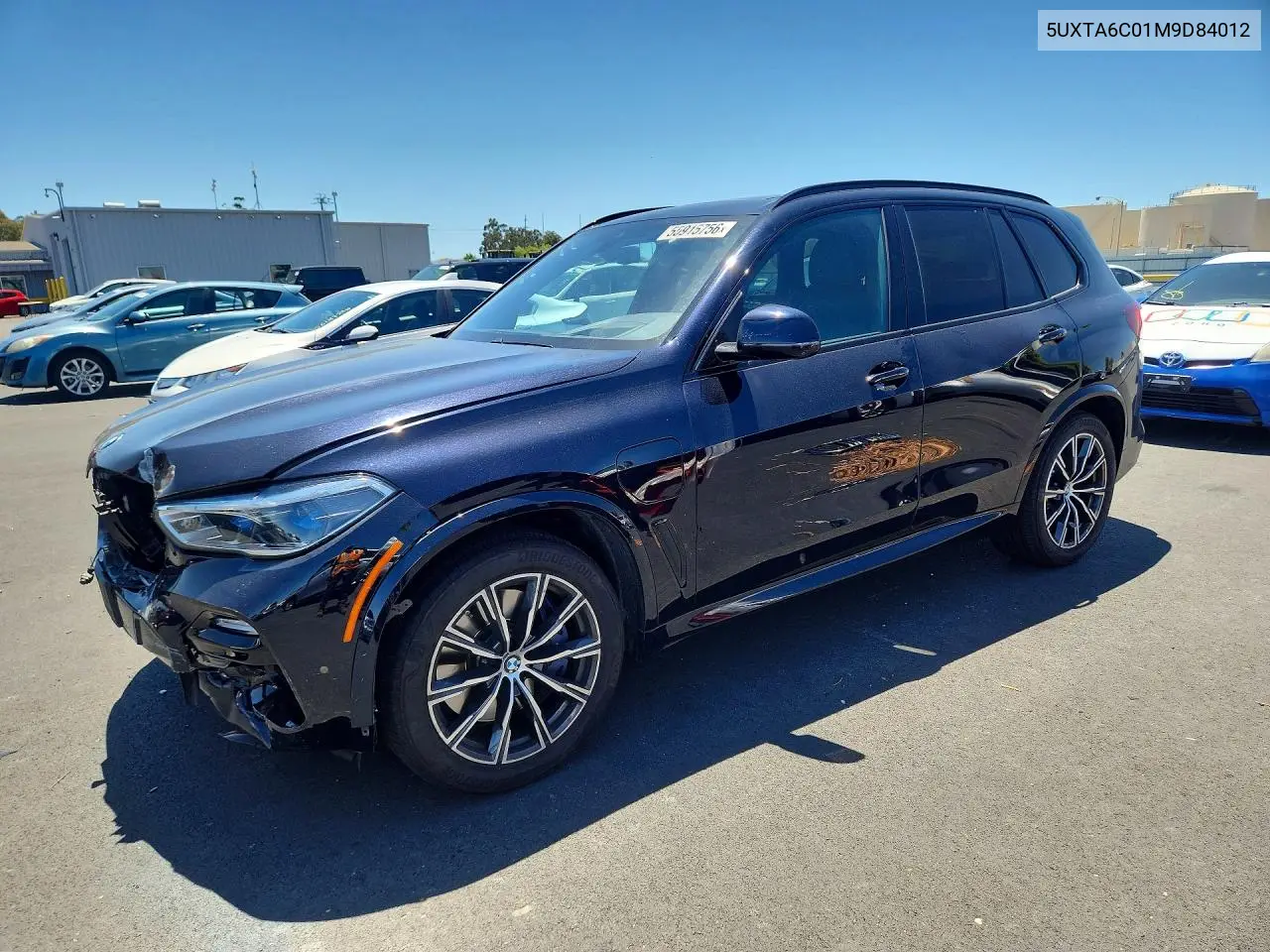 2021 BMW X5 xDrive45E VIN: 5UXTA6C01M9D84012 Lot: 55915756