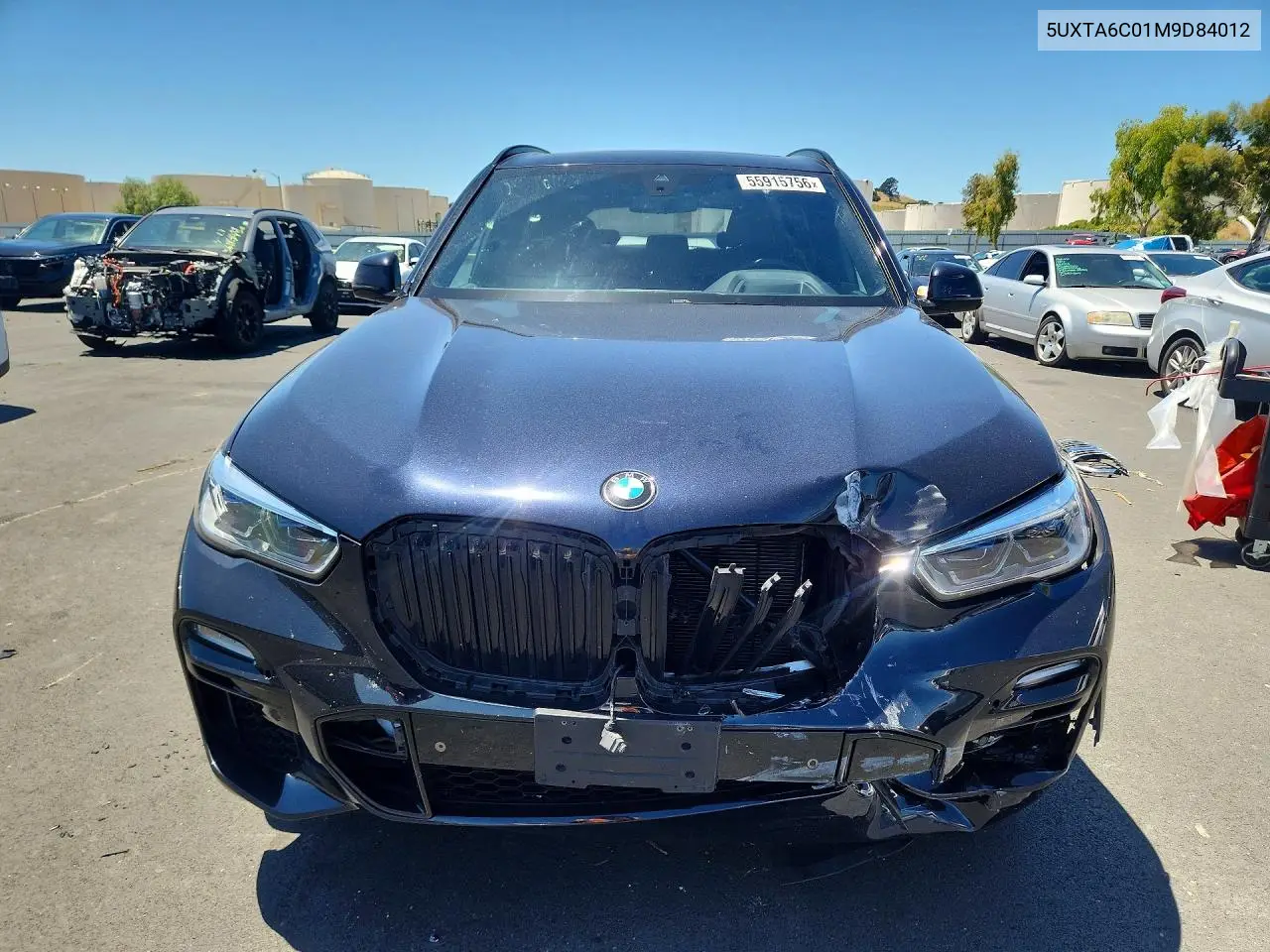 2021 BMW X5 xDrive45E VIN: 5UXTA6C01M9D84012 Lot: 55915756