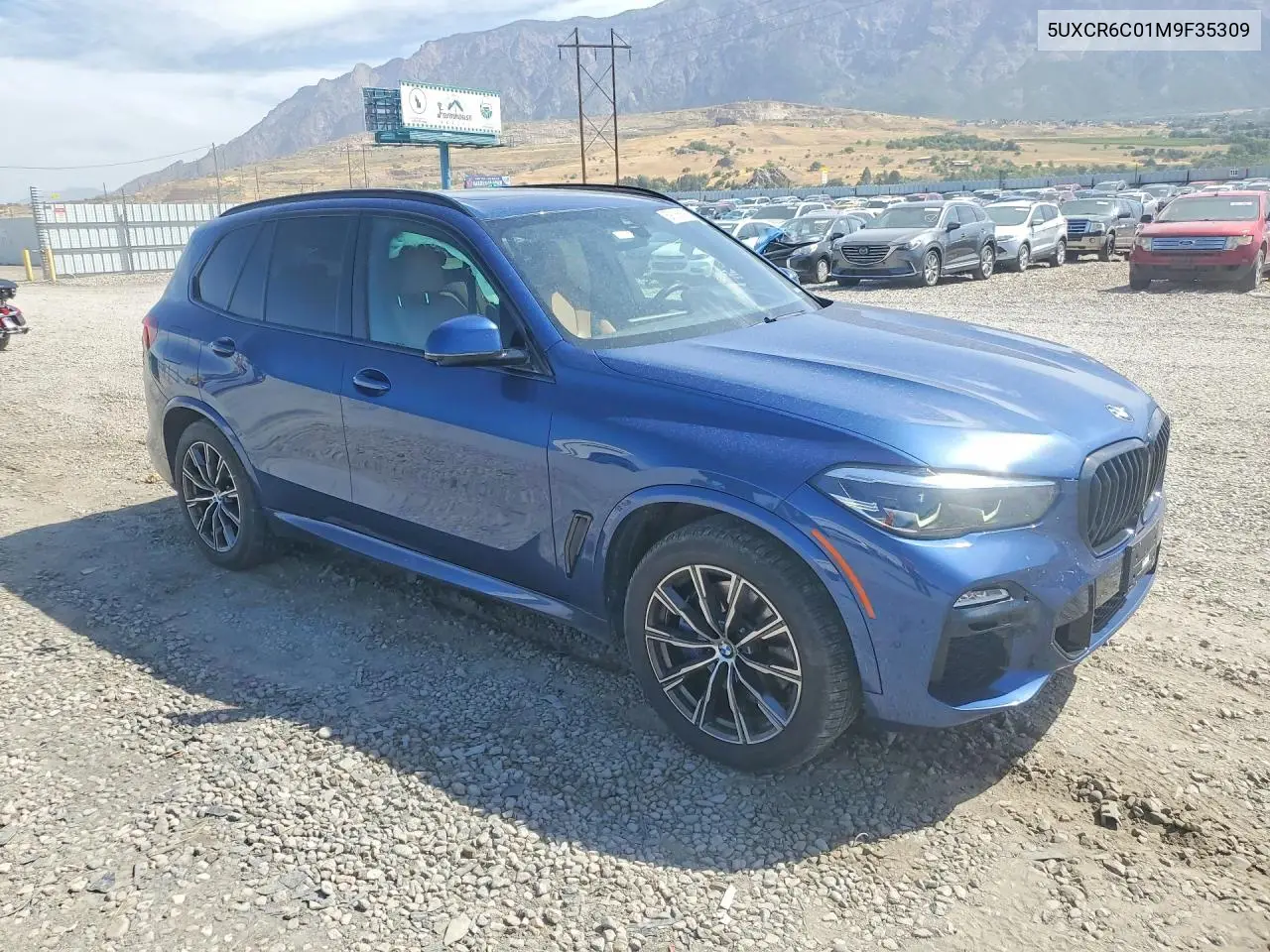 2021 BMW X5 xDrive40I VIN: 5UXCR6C01M9F35309 Lot: 59188856