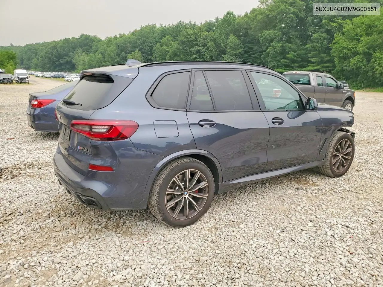 2021 BMW X5 M50I VIN: 5UXJU4C02M9G00551 Lot: 60208686