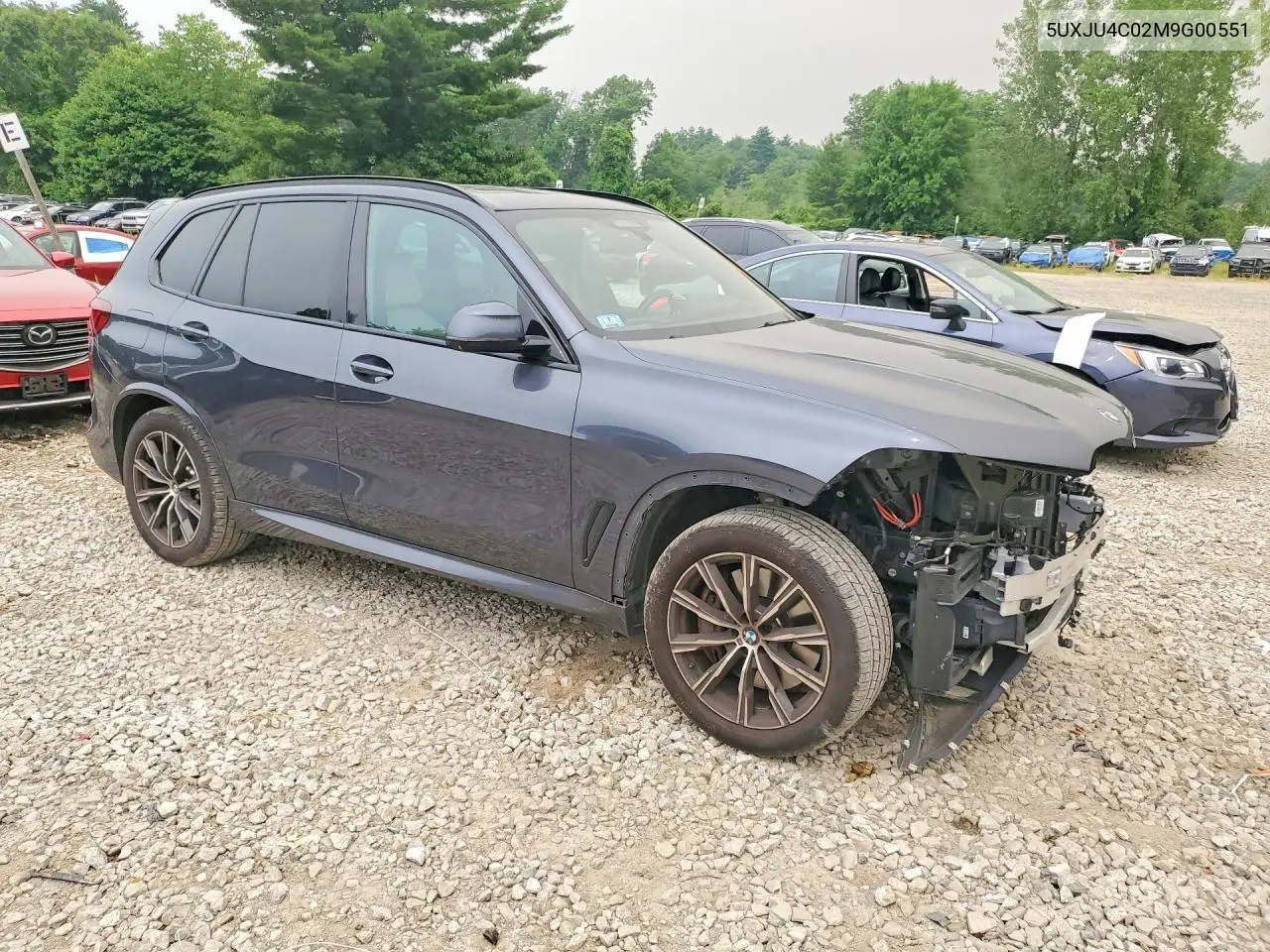 2021 BMW X5 M50I VIN: 5UXJU4C02M9G00551 Lot: 60208686