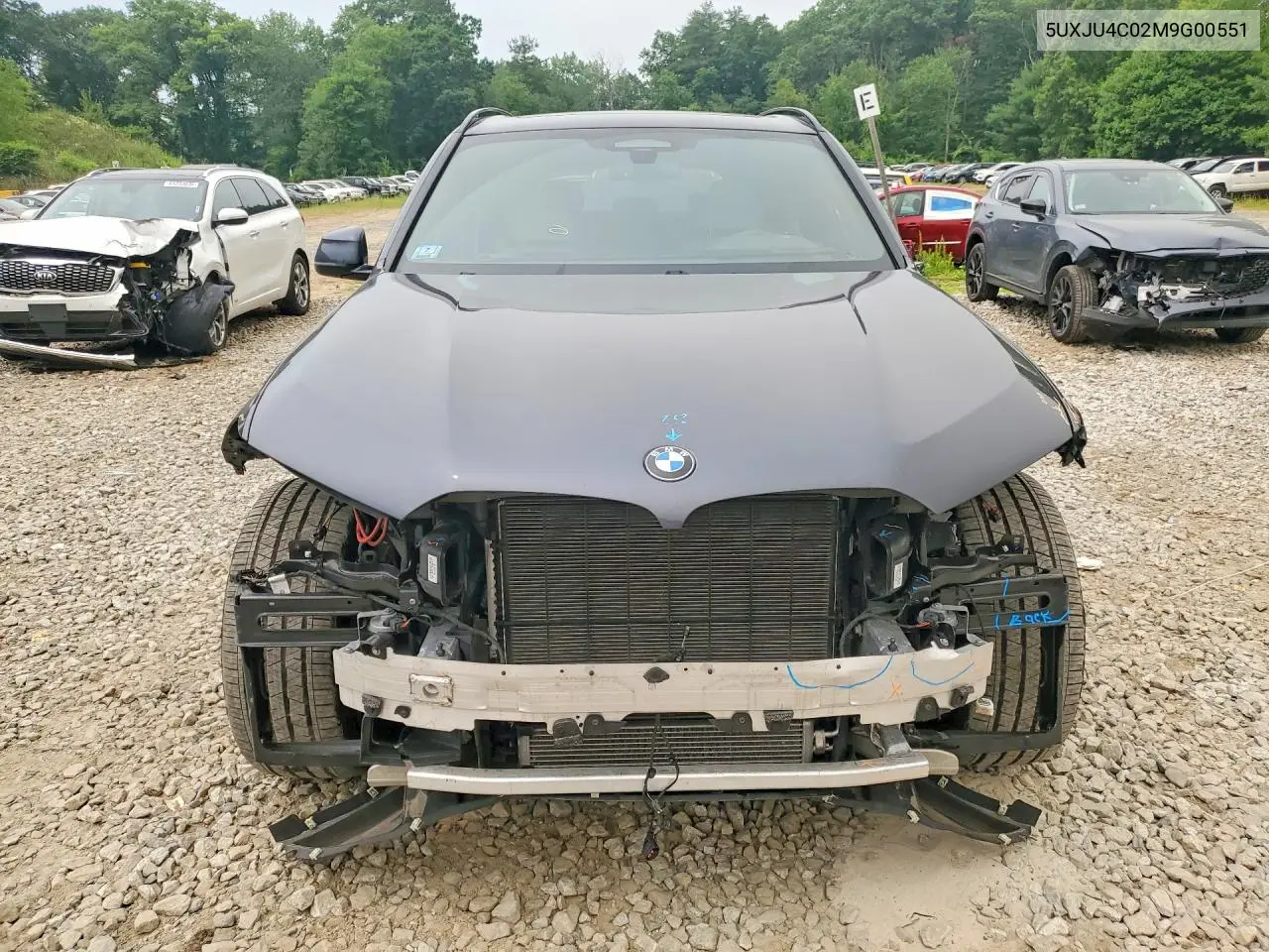 2021 BMW X5 M50I VIN: 5UXJU4C02M9G00551 Lot: 60208686