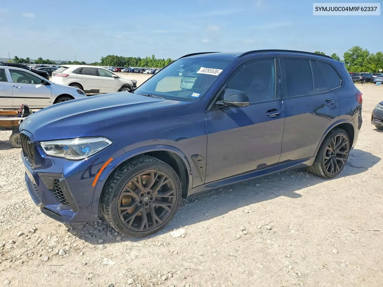 2021 BMW X5 M VIN: 5YMJU0C04M9F62337 Lot: 60395536