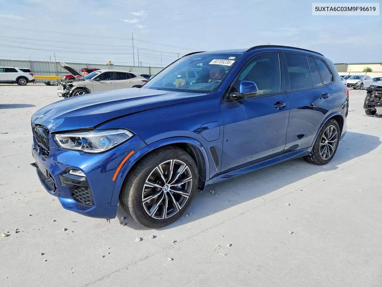 2021 BMW X5 xDrive45E VIN: 5UXTA6C03M9F96619 Lot: 60789236