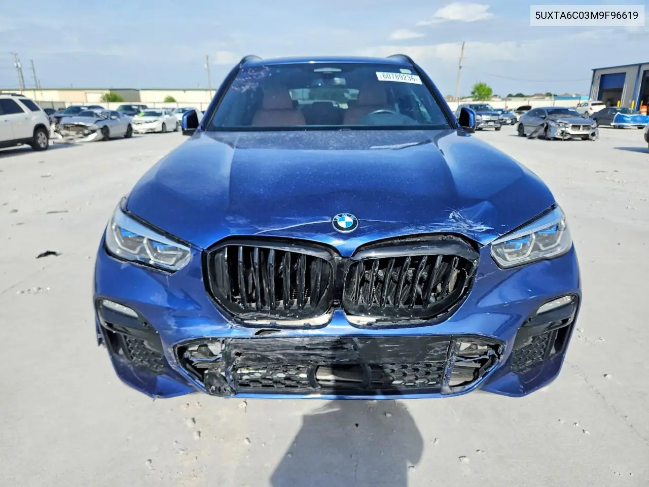 2021 BMW X5 xDrive45E VIN: 5UXTA6C03M9F96619 Lot: 60789236