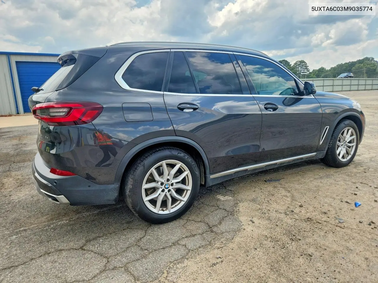 2021 BMW X5 xDrive45E VIN: 5UXTA6C03M9G35774 Lot: 60995216
