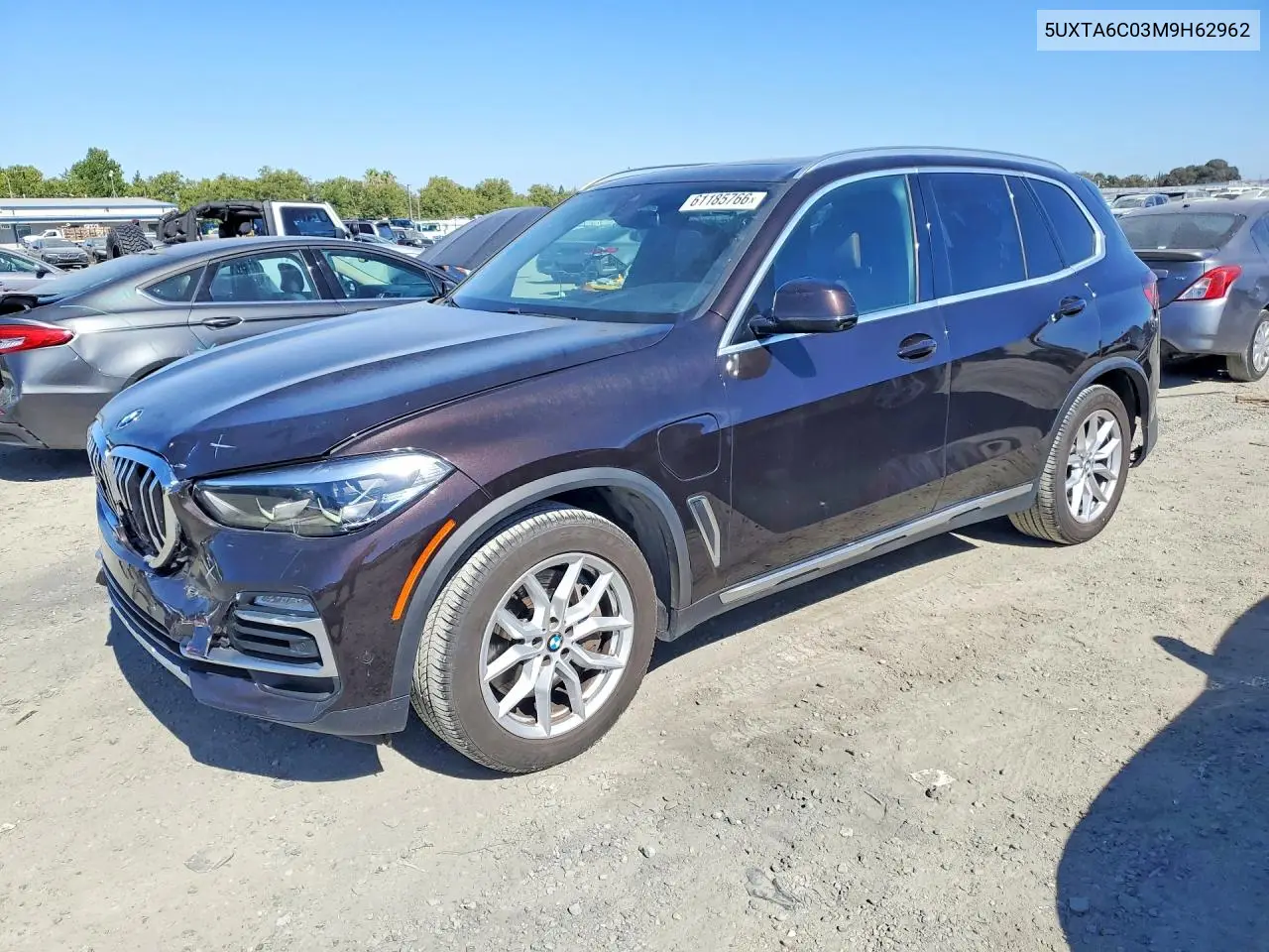2021 BMW X5 xDrive45E VIN: 5UXTA6C03M9H62962 Lot: 61185766